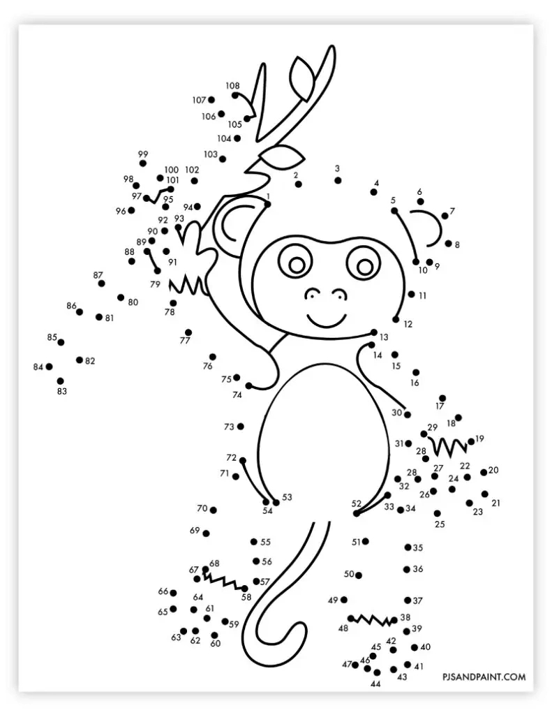 13 Free Printable Connect The Dots Worksheets - Pjs And Paint within Dot To Dot Printables Free