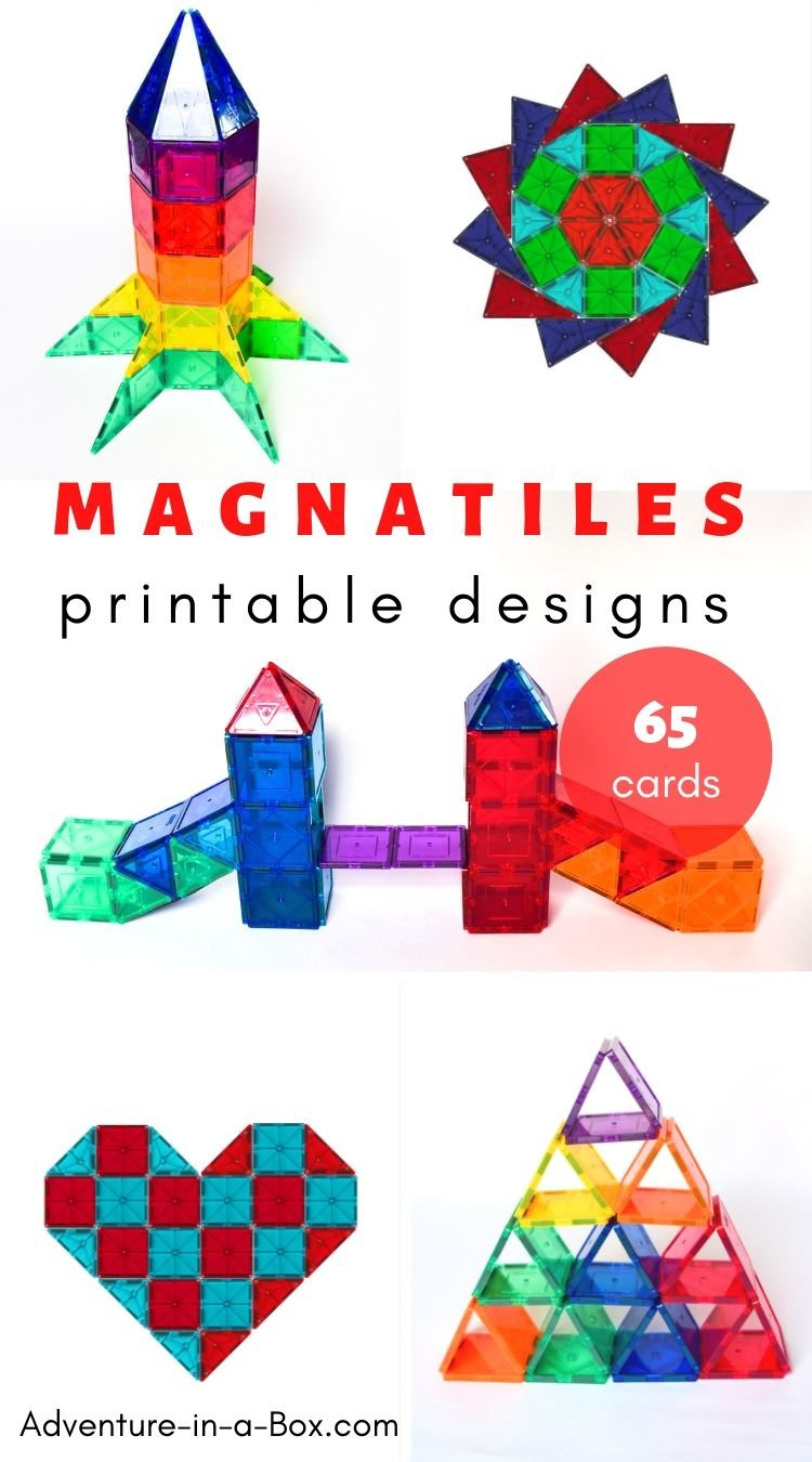 200 Printable Magna Tiles Designs inside Free Printable Template Magna Tiles Printables