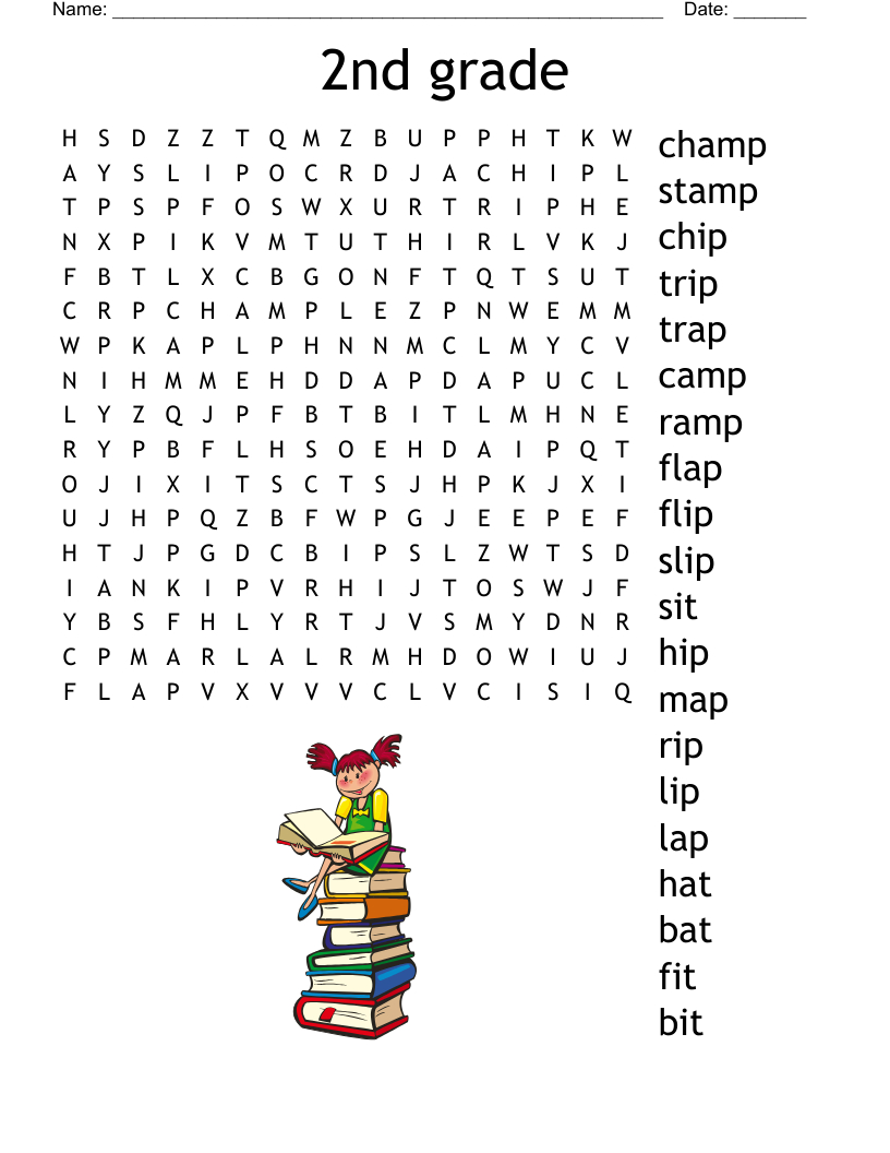 2Nd Grade Word Search - Wordmint regarding 2Nd Grade Word Search Printable