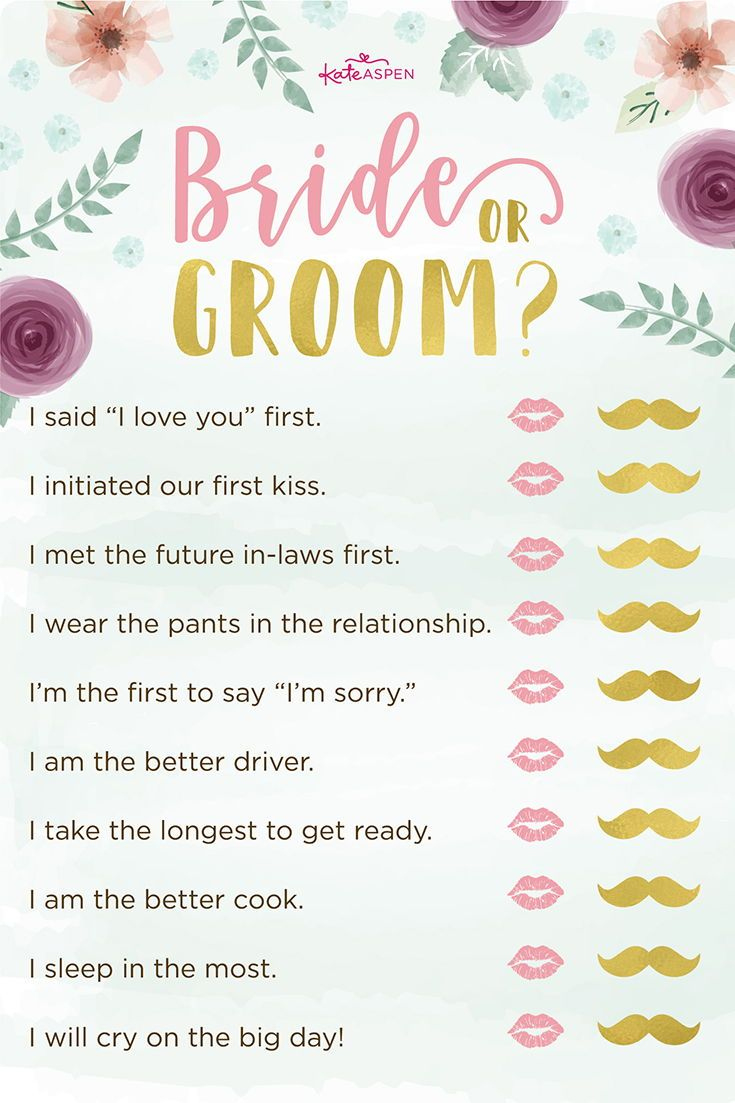 3 Exciting Bridal Shower Games + Printables! in Games For Bridal Shower Printable