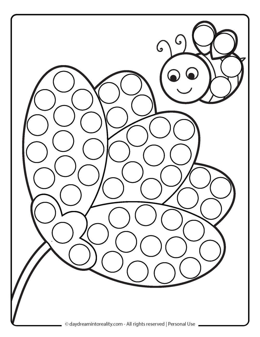 35+ Spring Dot Marker Pages | Free Pdf Printables! ~ Daydream Into intended for Dot Marker Printables Free