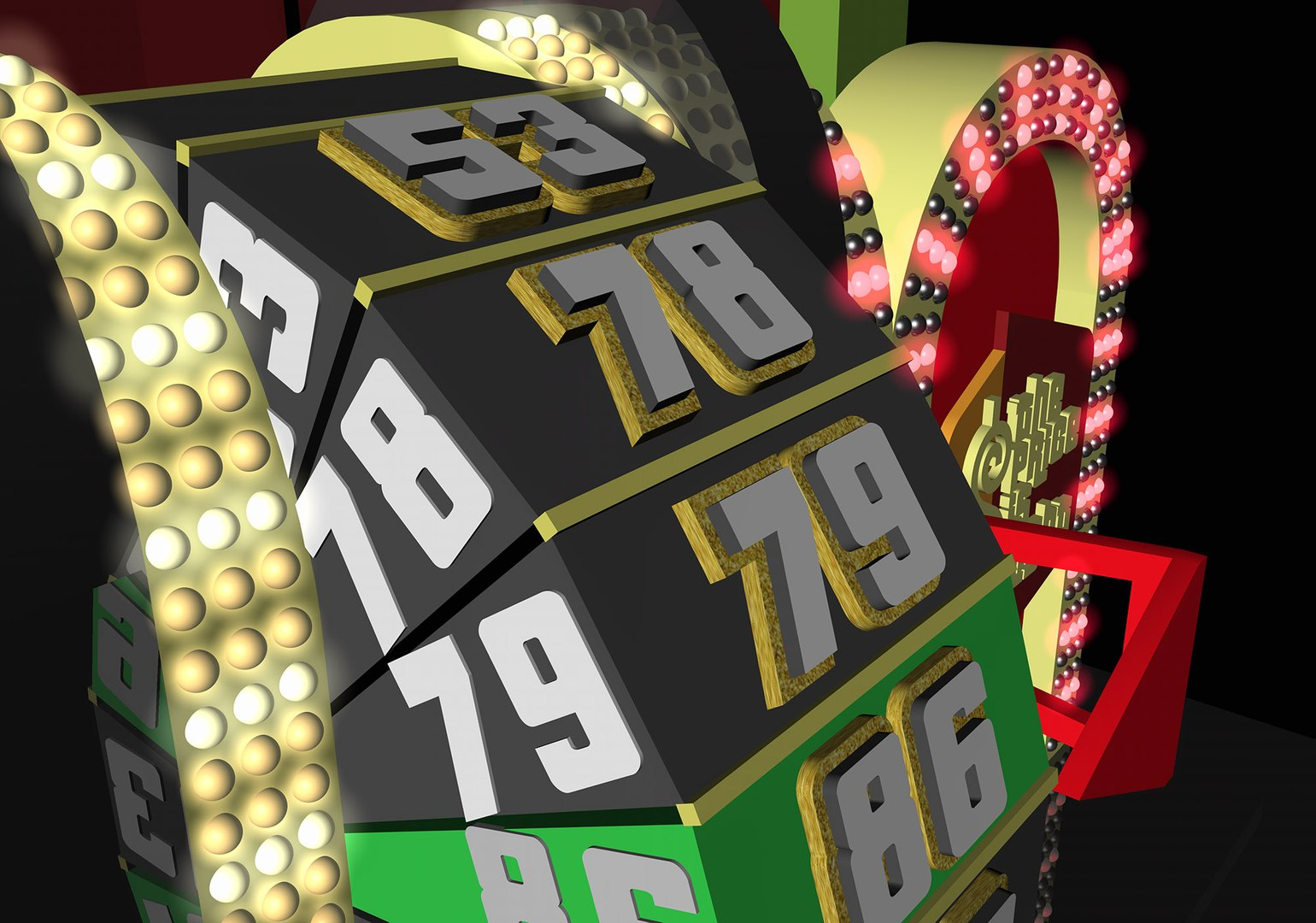 3D Price Right Set Wheel pertaining to Printable Price Is Right Wheel Numbers