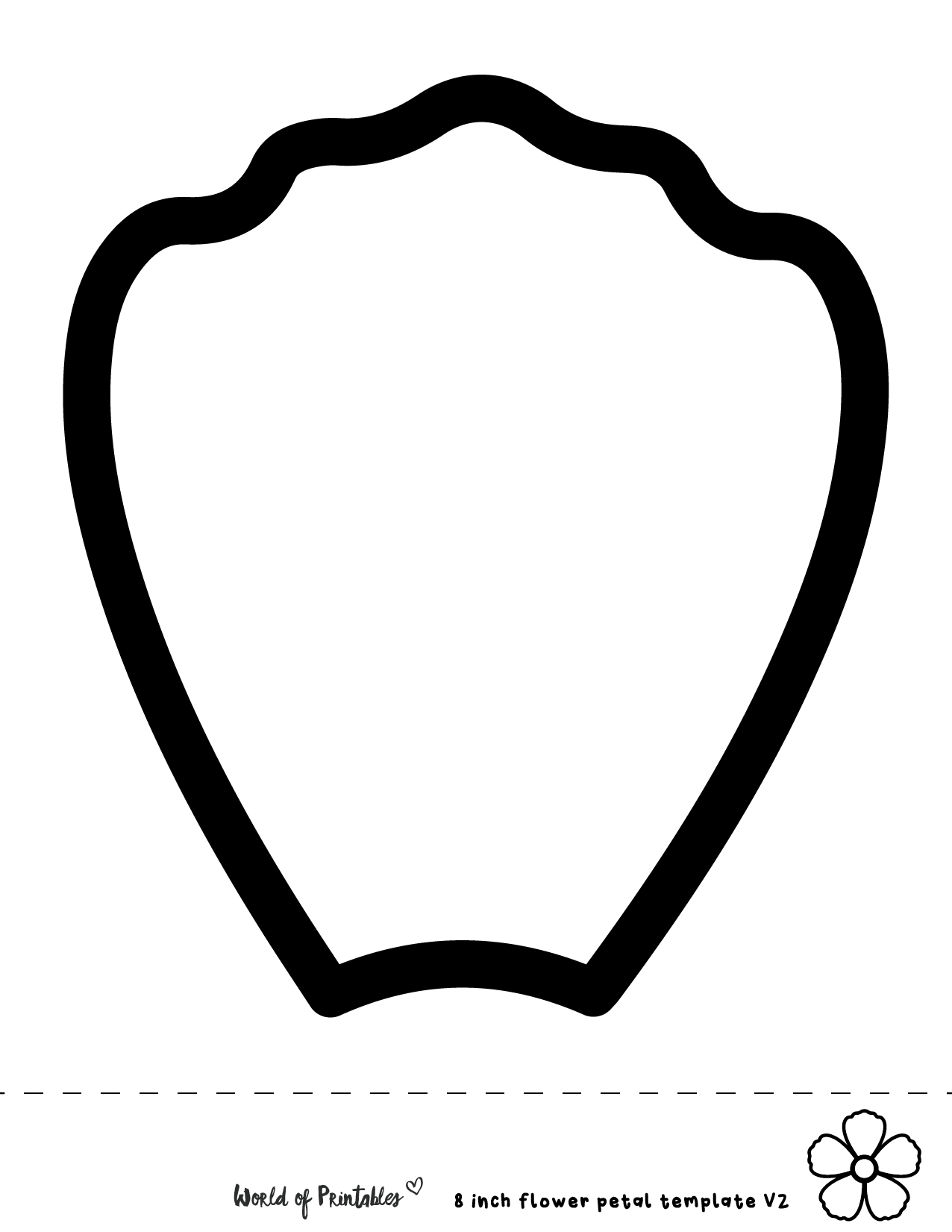 40+ Flower Petal Templates - World Of Printables with regard to Free Printable Flower Petal Template