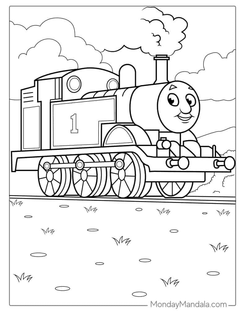 42 Thomas &amp;amp; Friends Coloring Pages (Free Pdf Printables) within Printable Thomas The Tank Engine