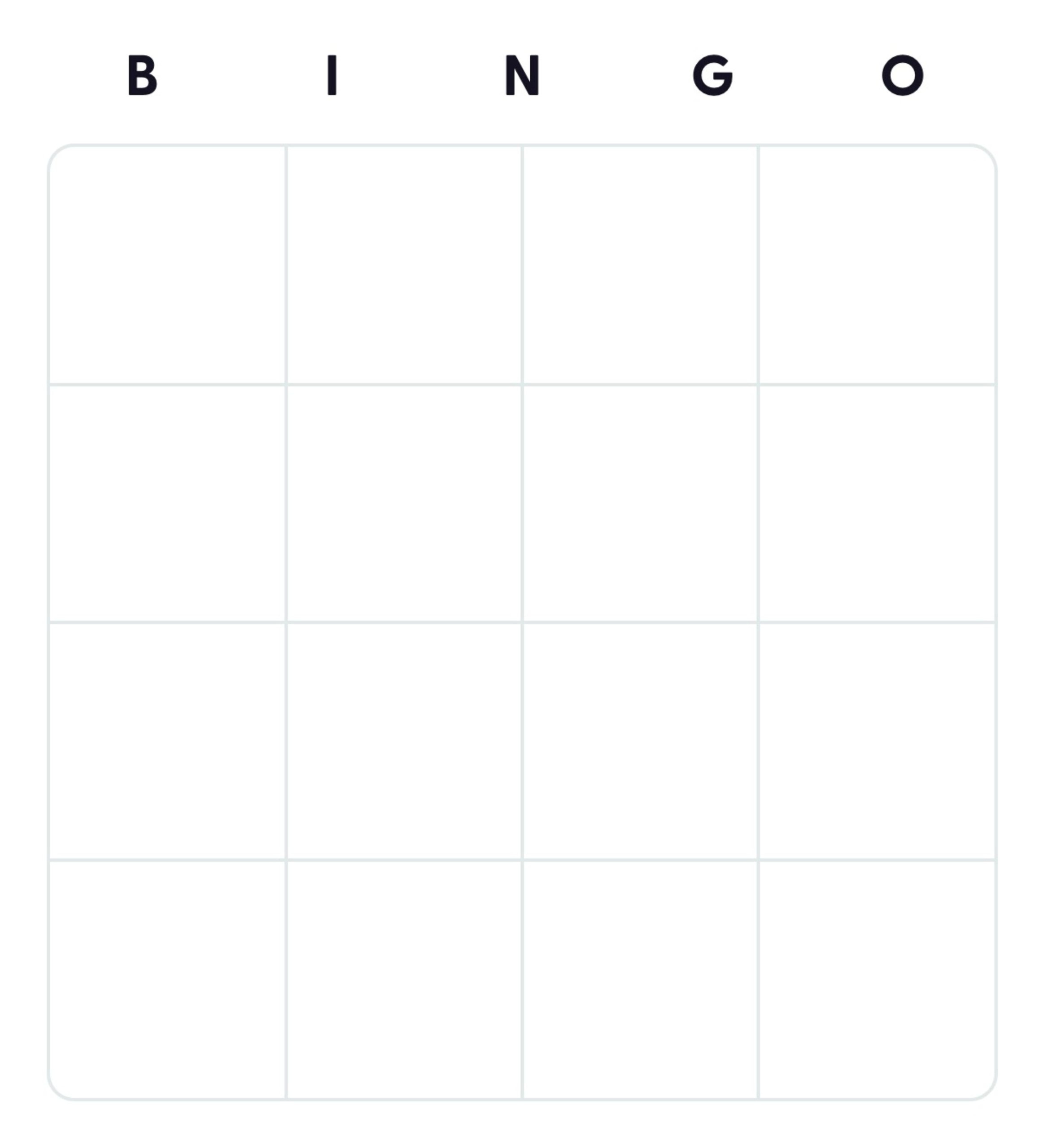 50+ Free Printable Blank Bingo Card Templates - Bingo Card Creator pertaining to Blank Bingo Cards Printable