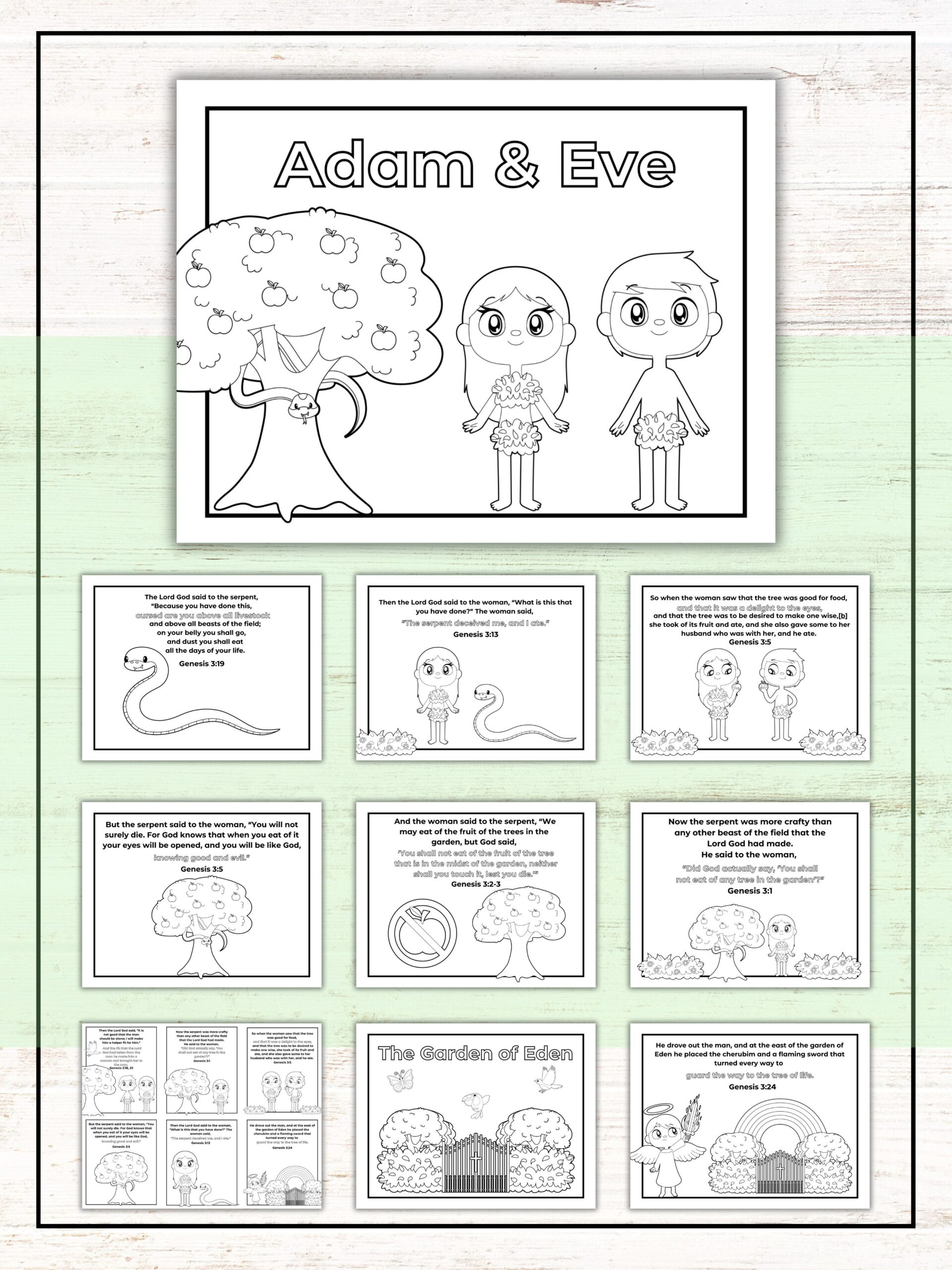 Adam And Eve Coloring Pages | Healing Home with regard to Answers in Genesis Free Printables