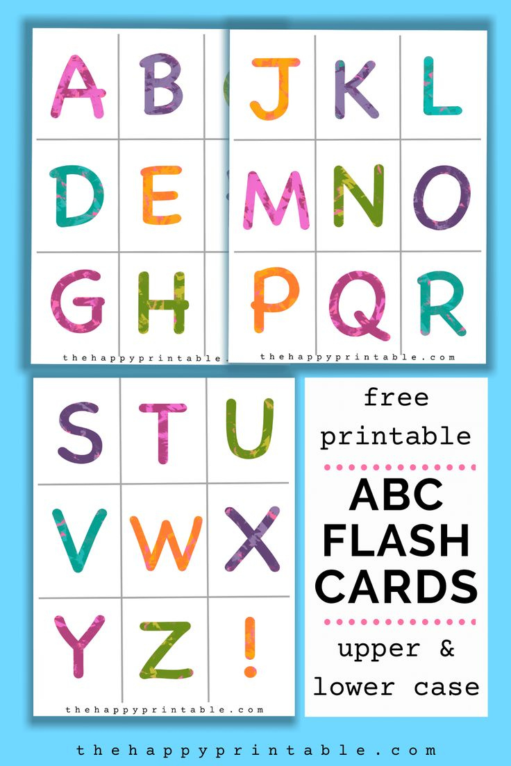Alphabet Flashcards- Uppercase, Lowercase, &amp;amp; Punctuation pertaining to Free Printable Uppercase Letter Flashcards  Pintrest
