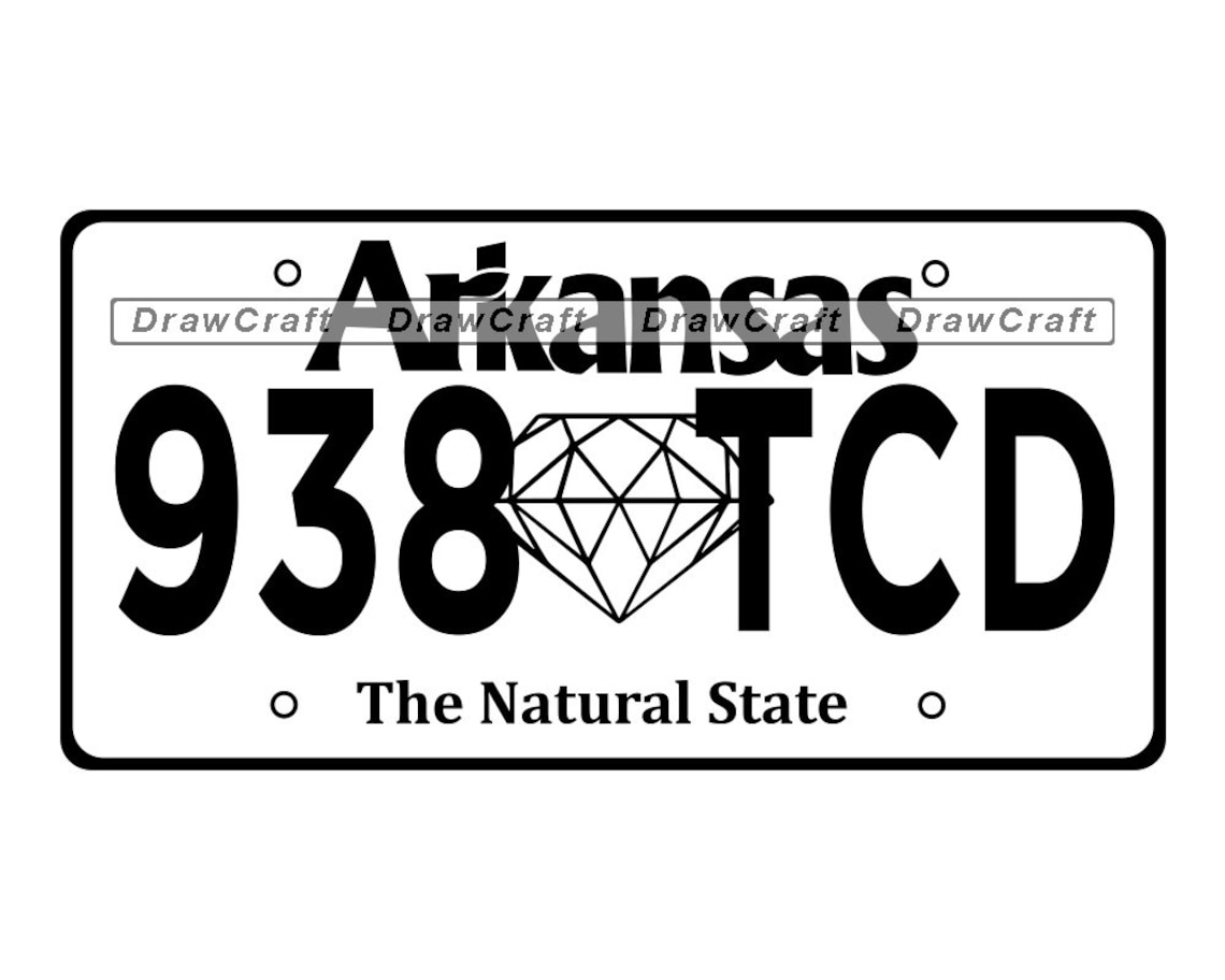 Arkansas Temp Tag Template - Temporary Tag Application with Printable Temporary License Plate Arkansas