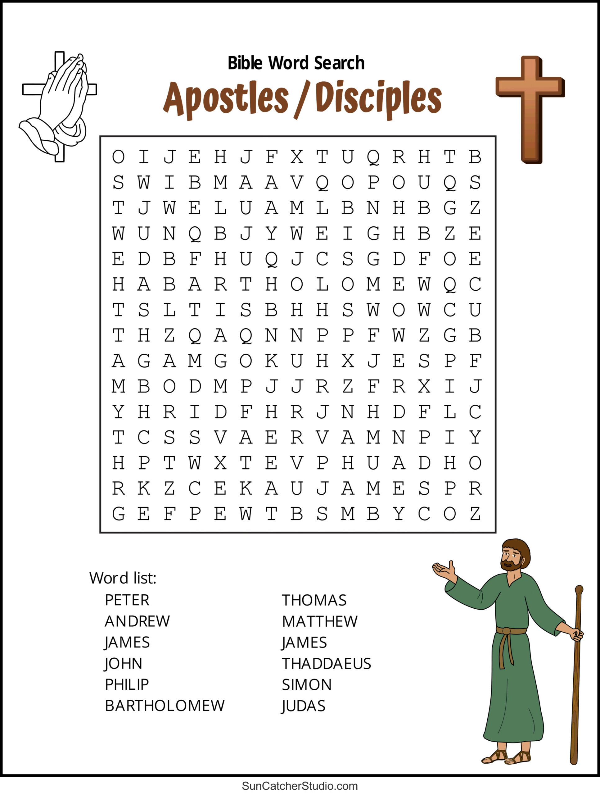 Bible Word Search (Free Printable Christian Puzzles) – Free regarding Bible Word Searches Free Printable