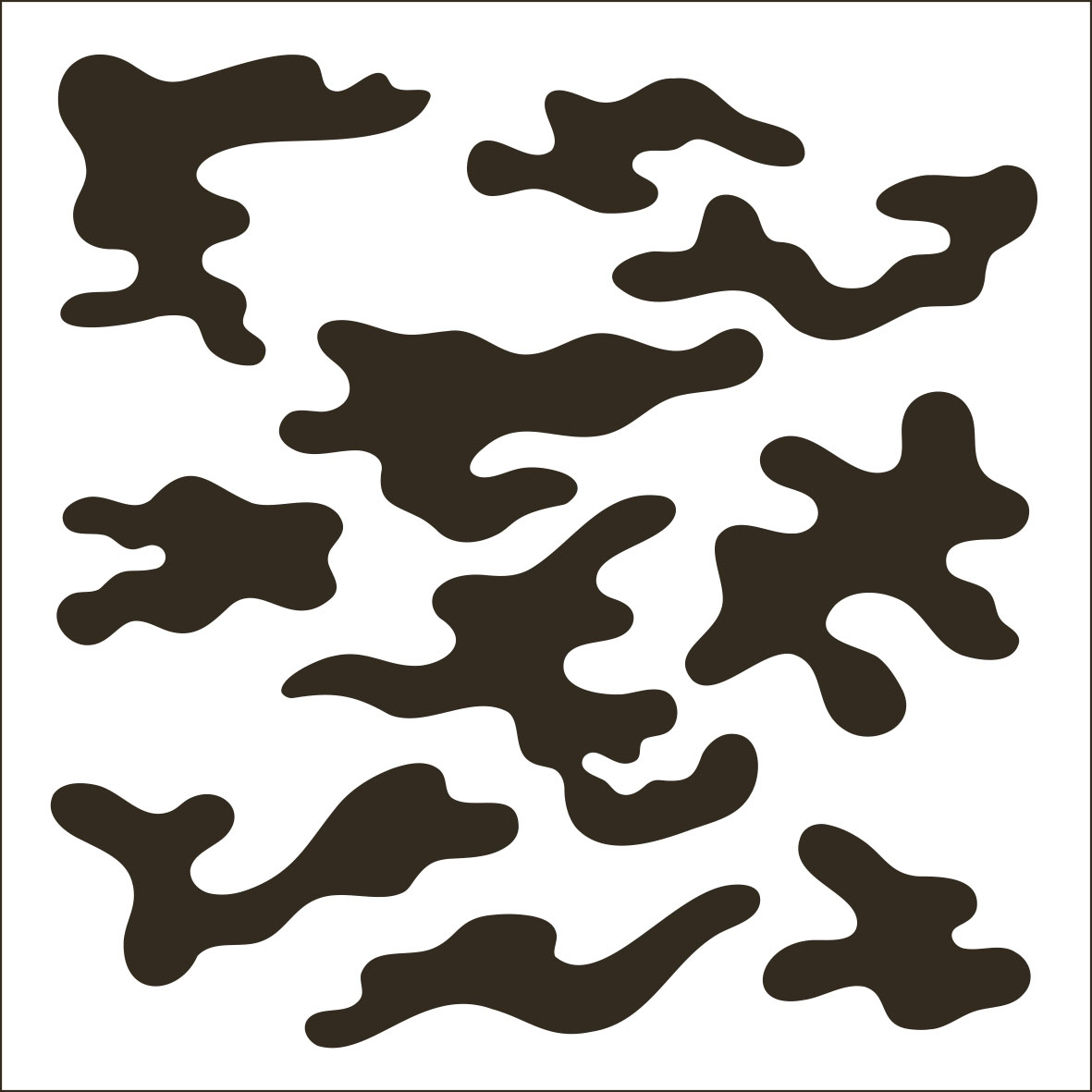 Camouflage Stencil - High Quality Military Effect for Free Printable Printable Camo Stencils