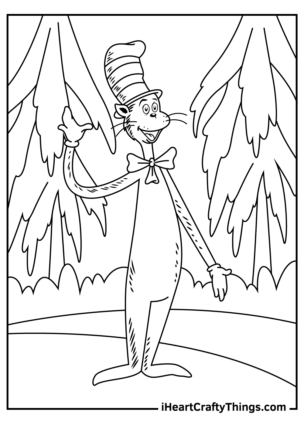Cat In The Hat Coloring Pages (20+ Printables In Free Pdf) with regard to Cat in the Hat Printables