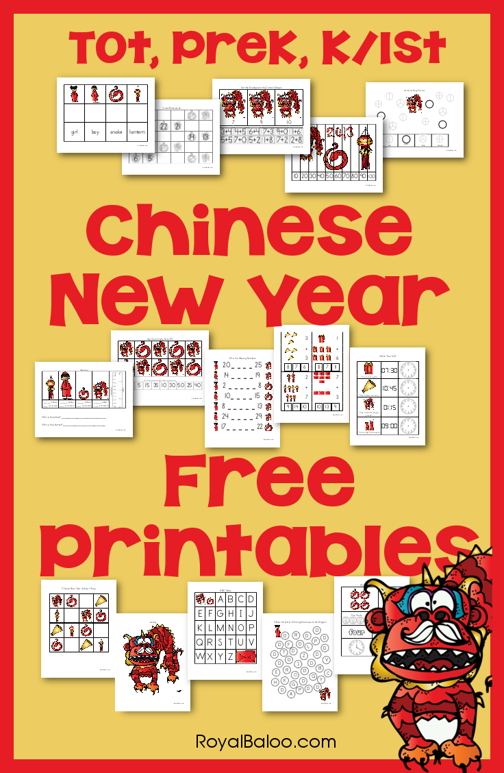 Celebrate With Style: Chinese New Year Free Printables → Royal Baloo in Free Printable Chinese New Year