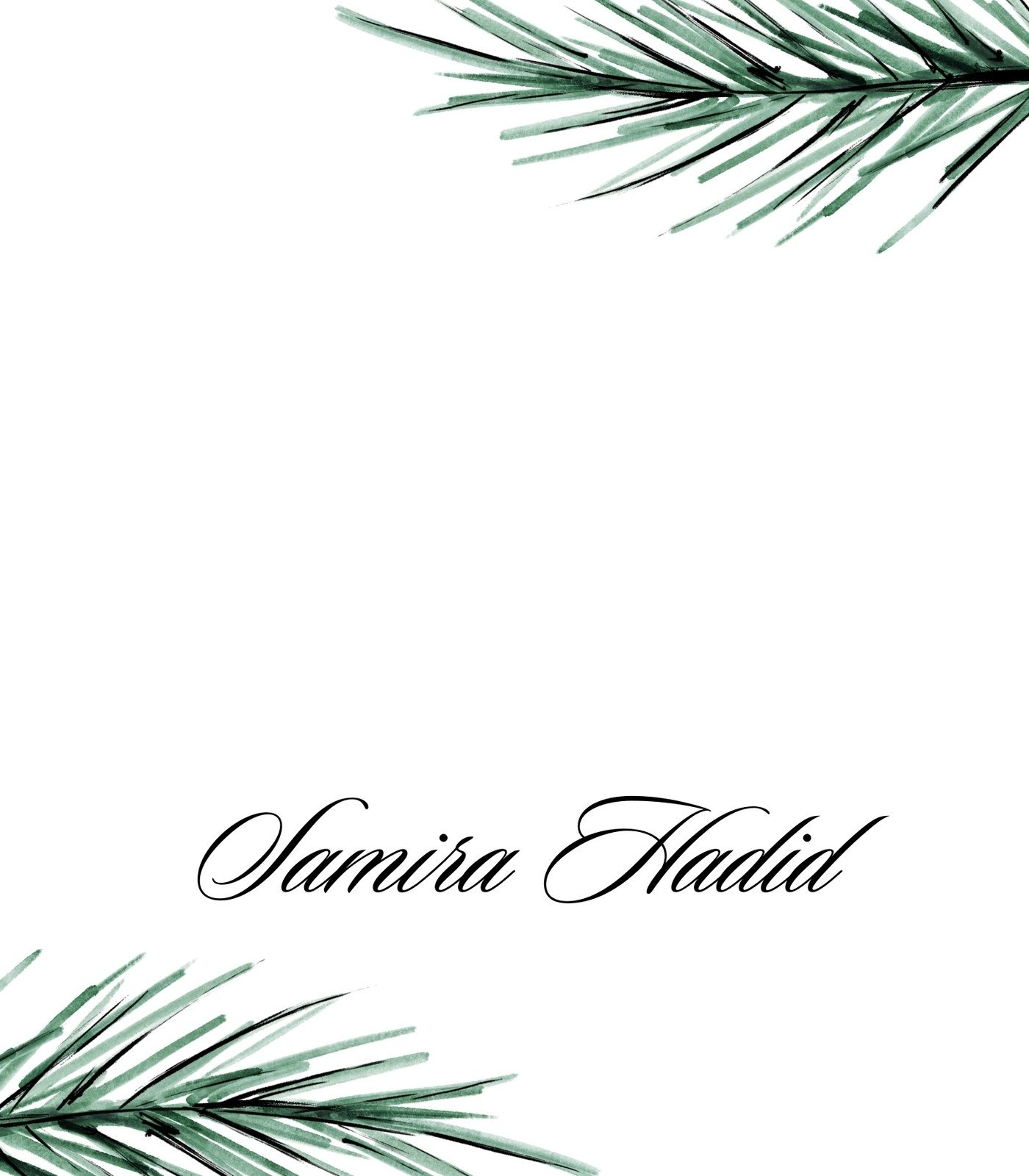 Customize 78+ Christmas Place Card Templates Online - Canva regarding Free Printable Christmas Place Cards