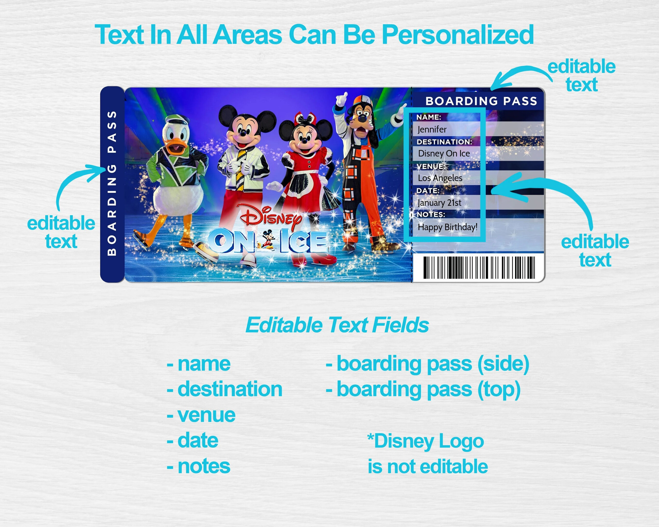 Disney On Ice Tickets Printable - Printable Party Favors throughout Disney On Ice Printable Ticket Free