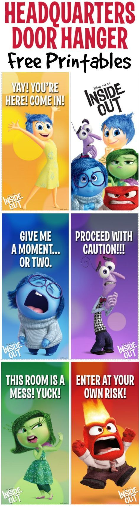 Disney-Pixar Inside Out Printable Activities &amp;amp; Coloring Pages for Printable Inside Out Emotions Chart