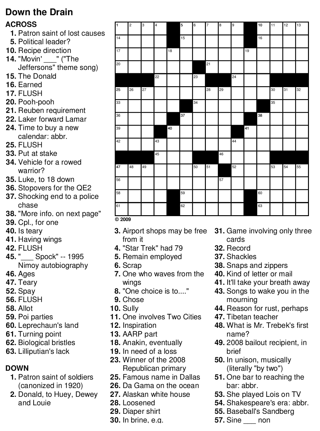 Easy Crossword Puzzles For Seniors | Activity Shelter - Worksheets pertaining to Free Printable Puzzles For Seniors