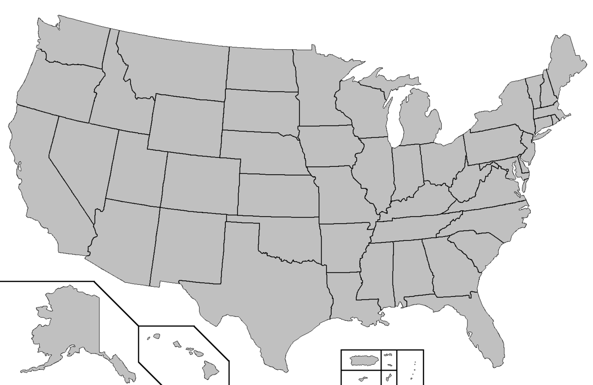 File:blank Map Of The United States - Wikimedia Commons in Blank Map of the Us Printable