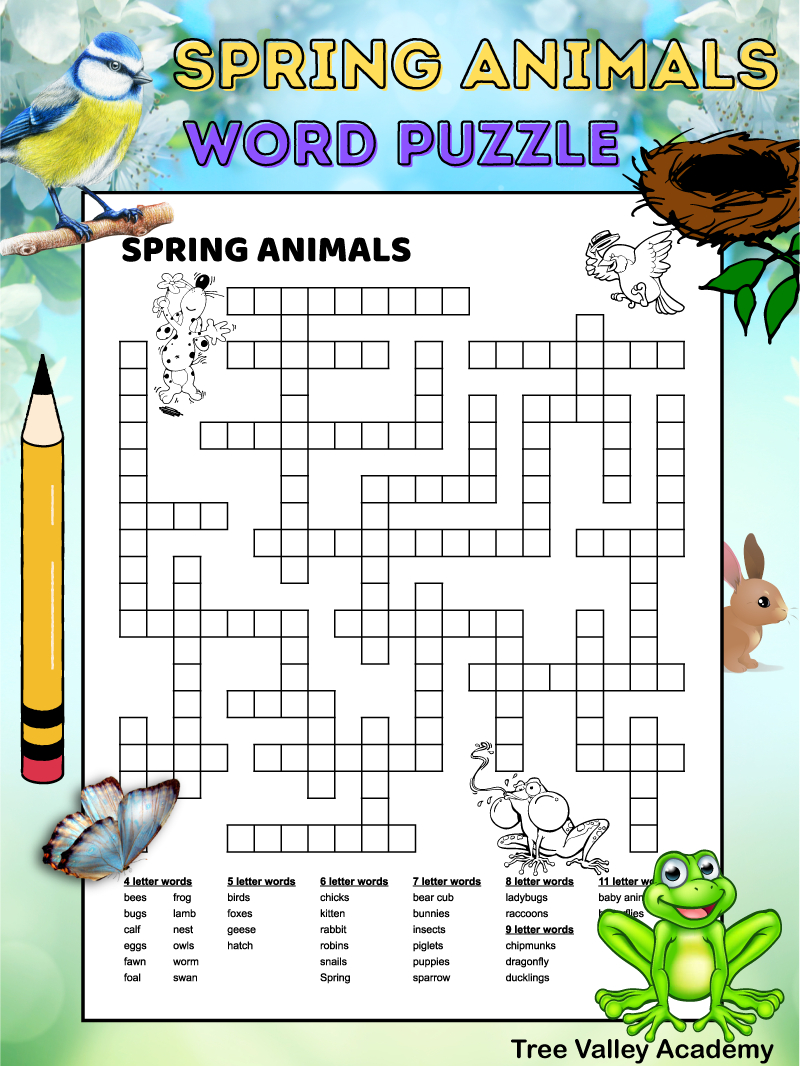Fill In Puzzles Free Printable - Printable Party Favors for Printable Word Fill In Puzzles