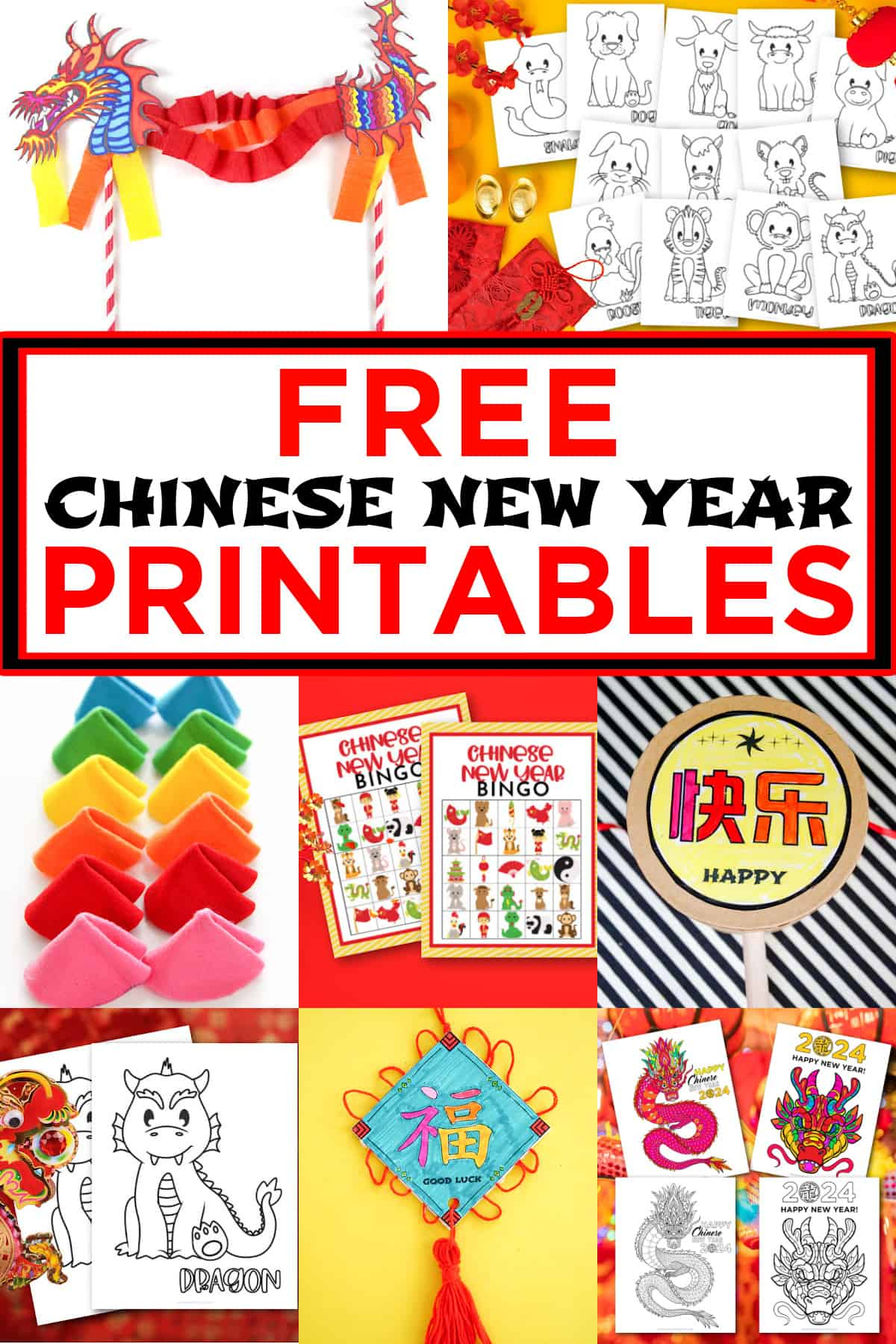 Free Chinese New Year Printables - Made With Happy for Free Printable Chinese New Year