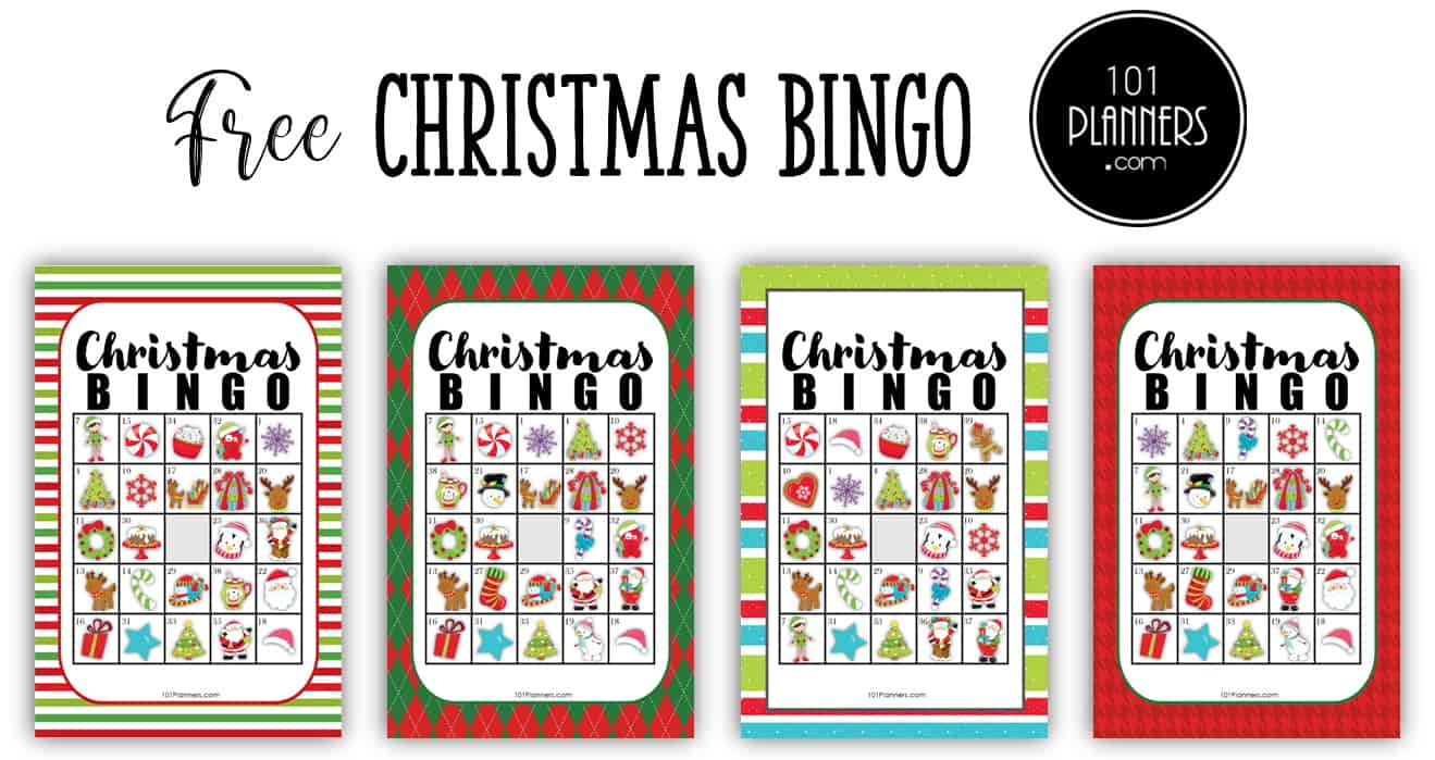 Free Christmas Bingo Printable inside Free Printable Bingo Cards For Christmas