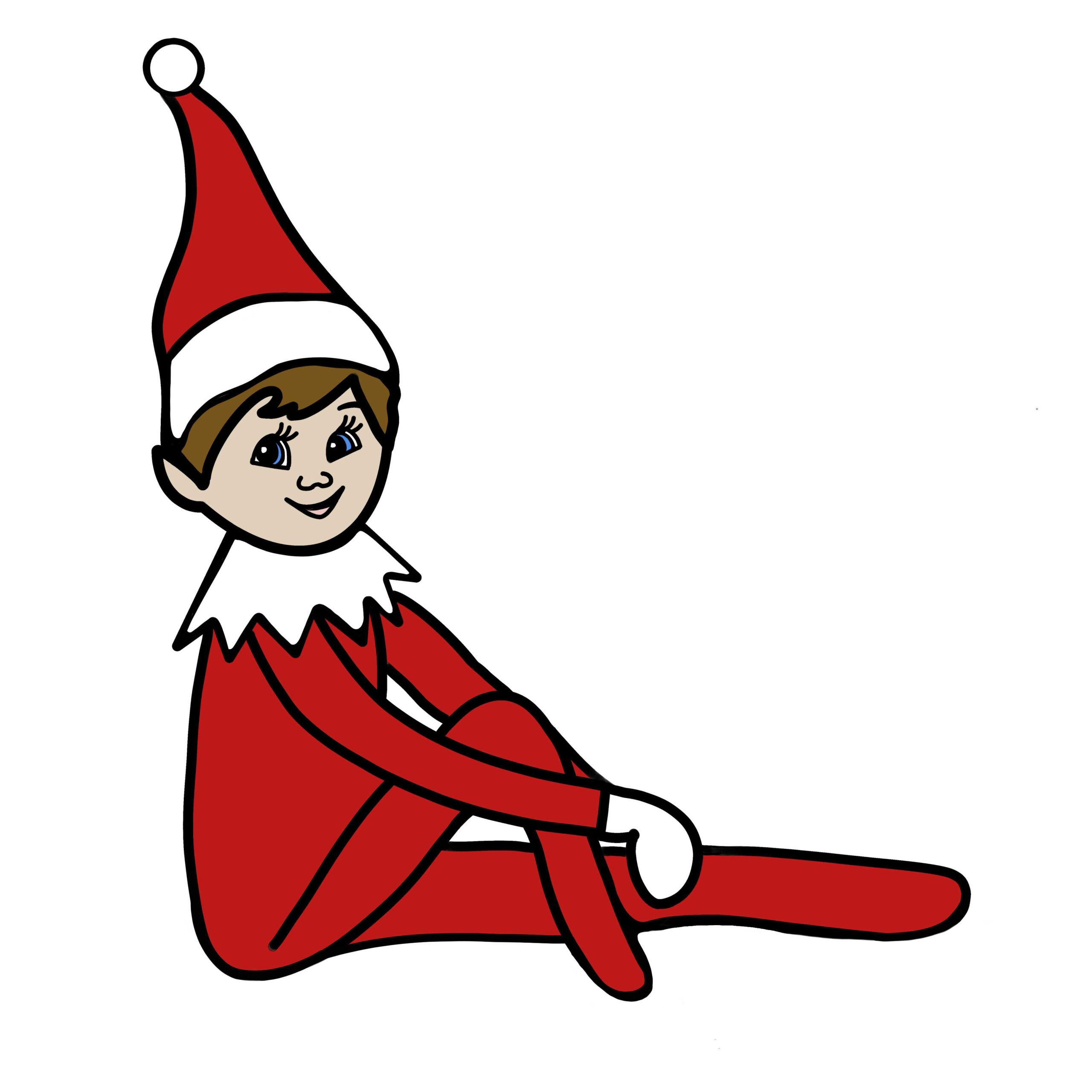 Free Elf On The Shelf Printable (Stickers Png ) - Like Love Do pertaining to Elf On The Shelf Cut Out Printable