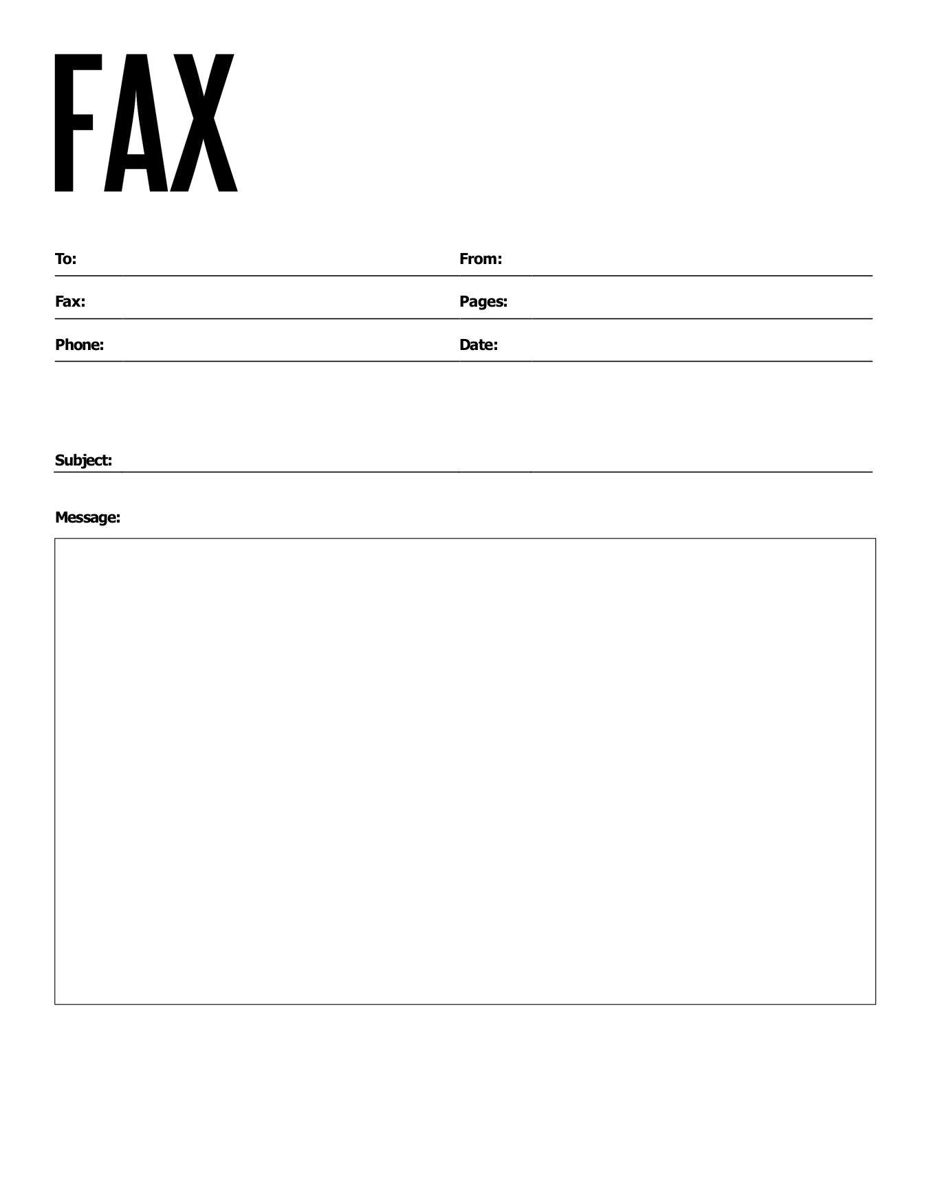 Free Fax Cover Sheets | Faxburner inside Fax Cover Sheet Printable Free