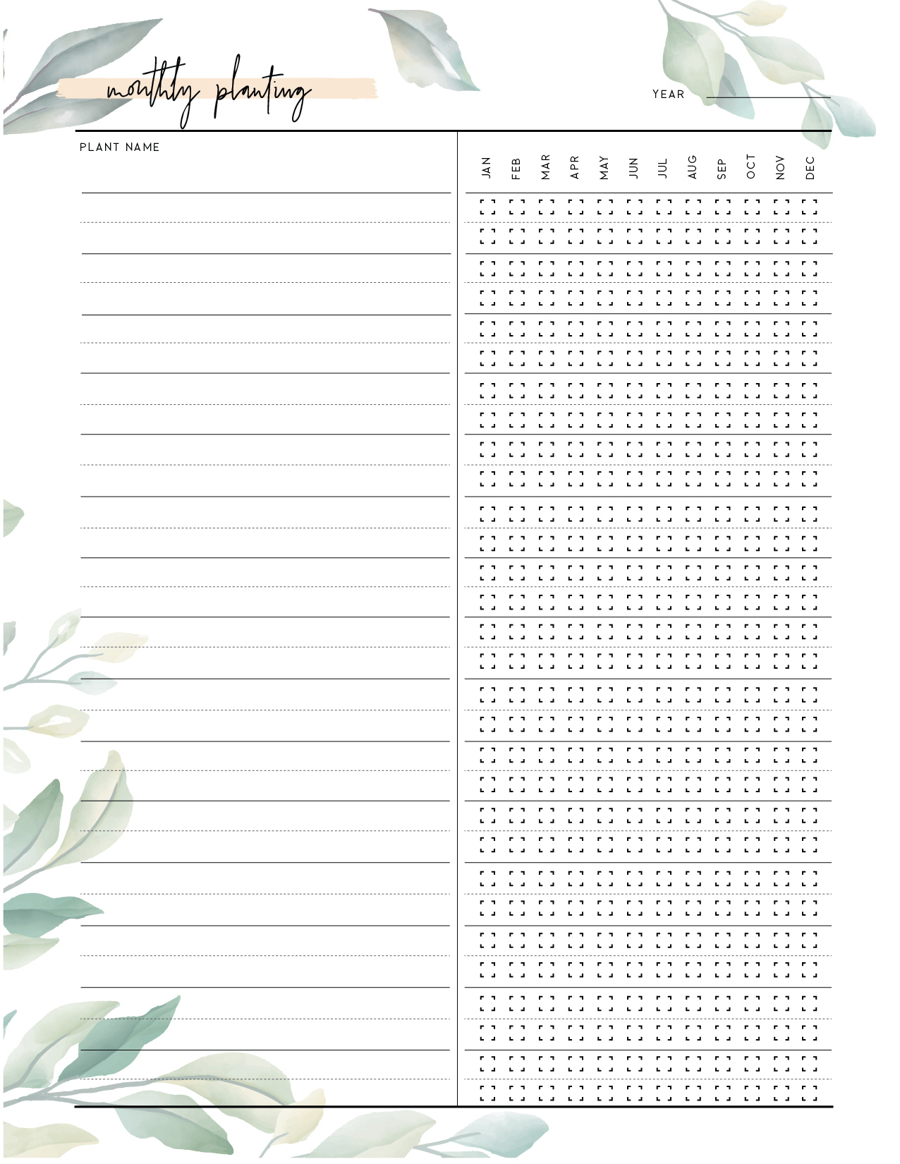 Free Garden Planner Printable - World Of Printables throughout Free Printable Garden Journal Template