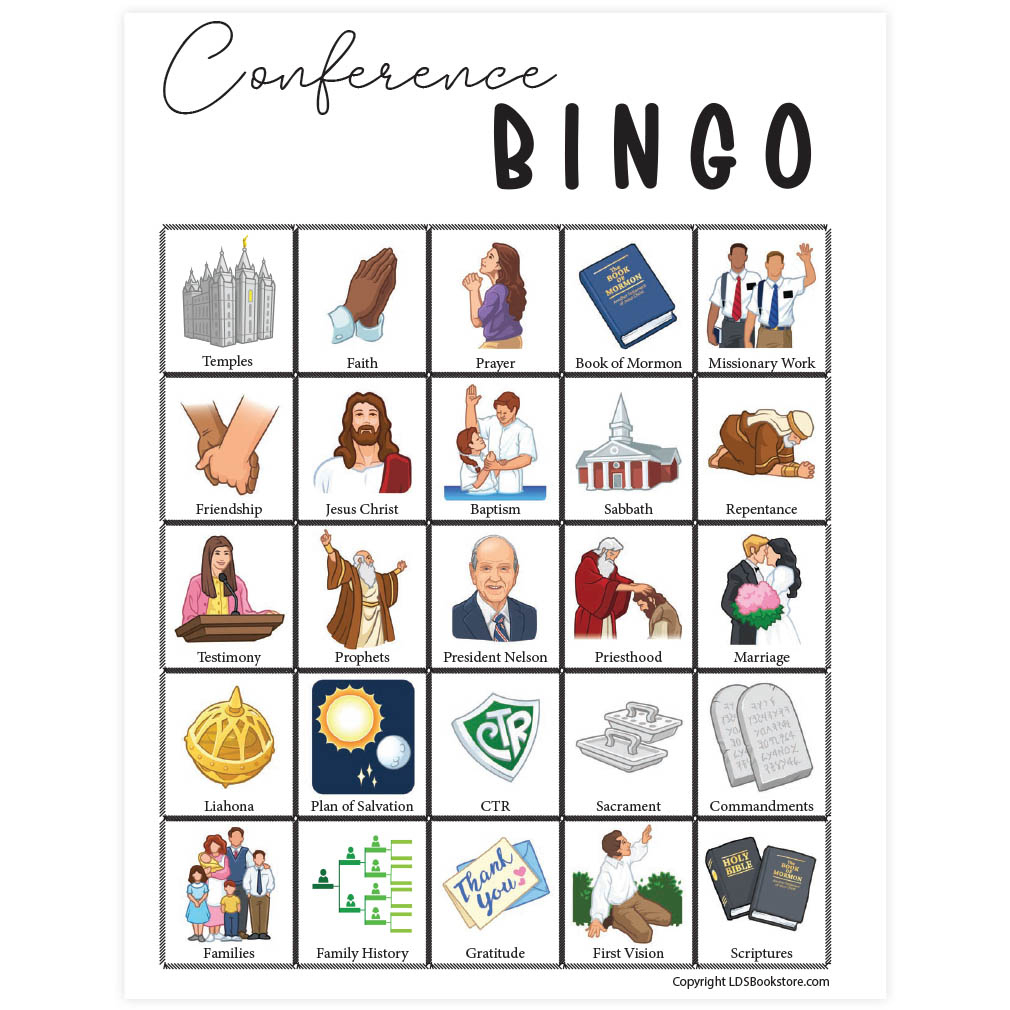 Free General Conference Activity Packet (October 2024) | Lds Daily pertaining to Free Printable General Conference Packets