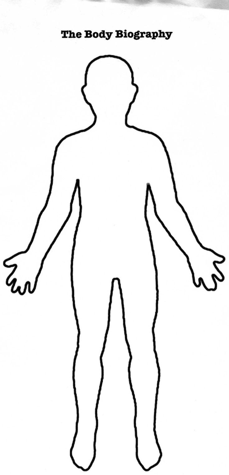 Free Human Body Outline Printable, Download Free Clip Art in Outline of the Human Body Printable