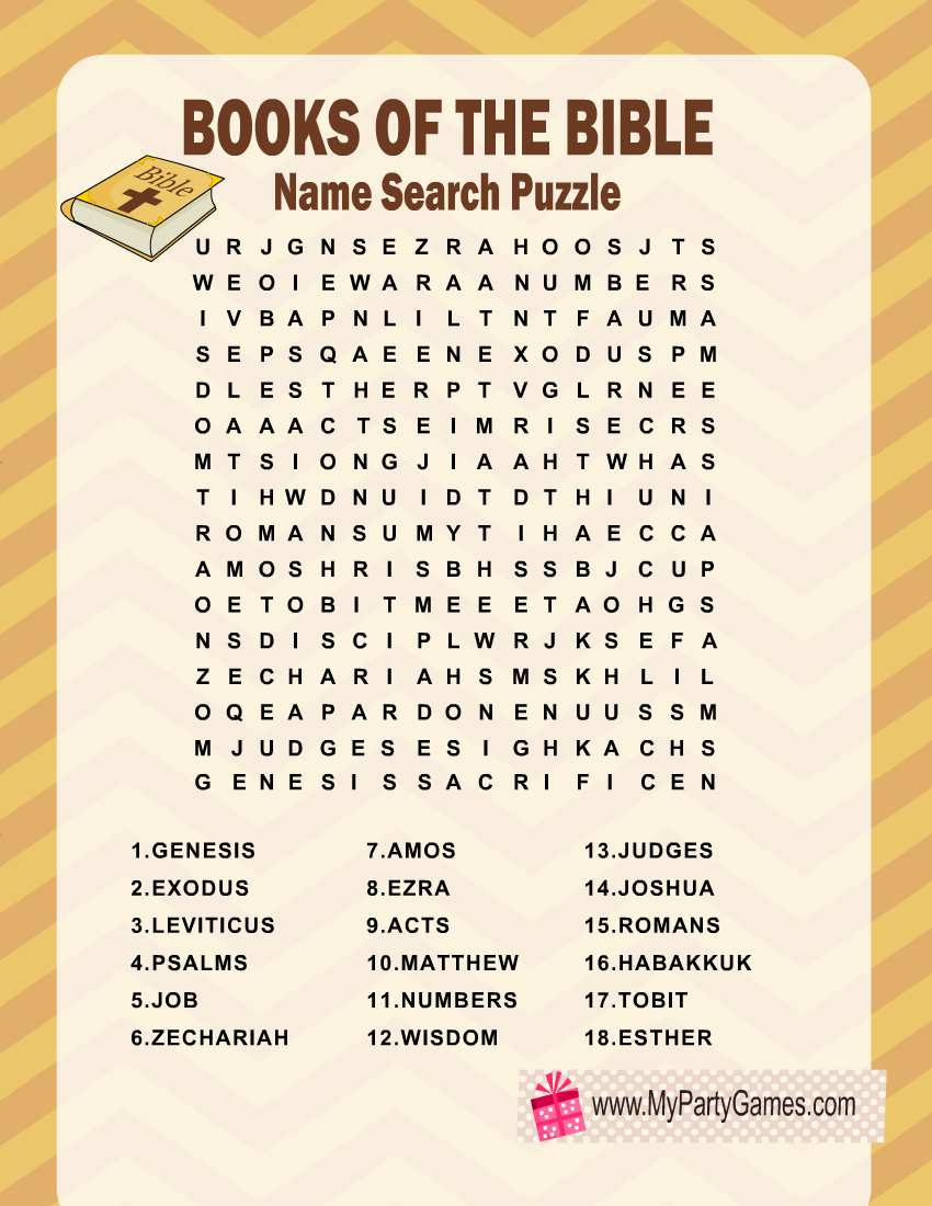 Free Printable Bible Word Search Puzzles With Answer Key with regard to Bible Word Search Puzzles Free Printable