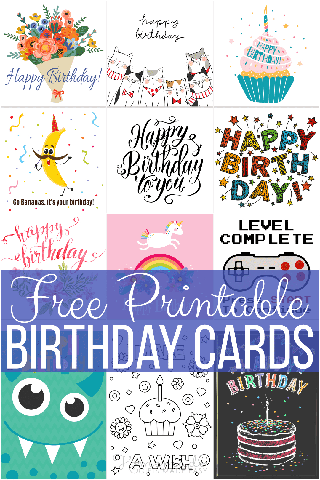 Free Printable Birthday Cards For Everyone pertaining to Happy Birthday Card Free Printable