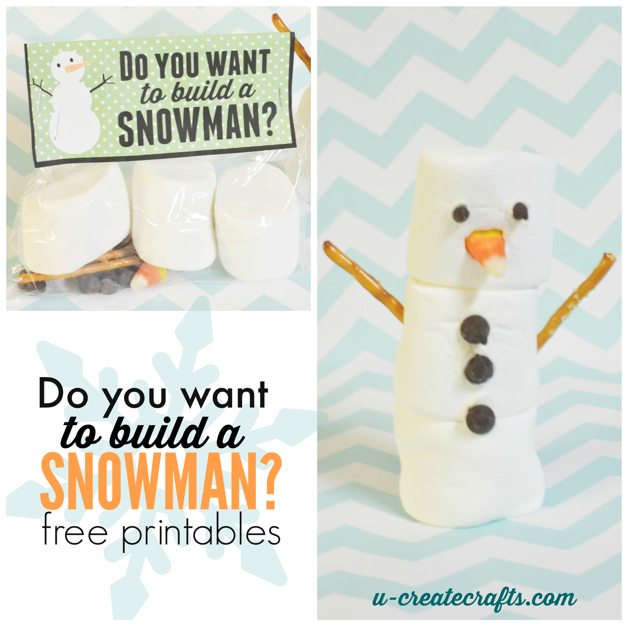 Free Printable &amp;quot;Do You Want To Build A Snowman&amp;quot; Craft Kits inside Do You Wanna Build A Snowman Free Printable