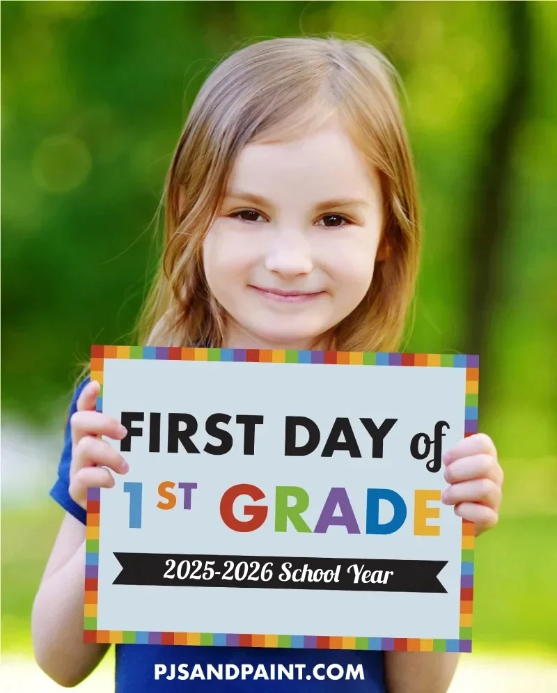 Free Printable First Day Of School Signs | Preschool - 12Th Grade in First Day Of First Grade Printable
