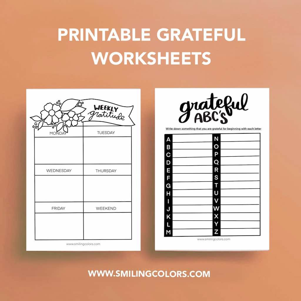 Free Printable Grateful Worksheets For Adults Pdfs within Free Printable Gratitude Worksheets For Adults