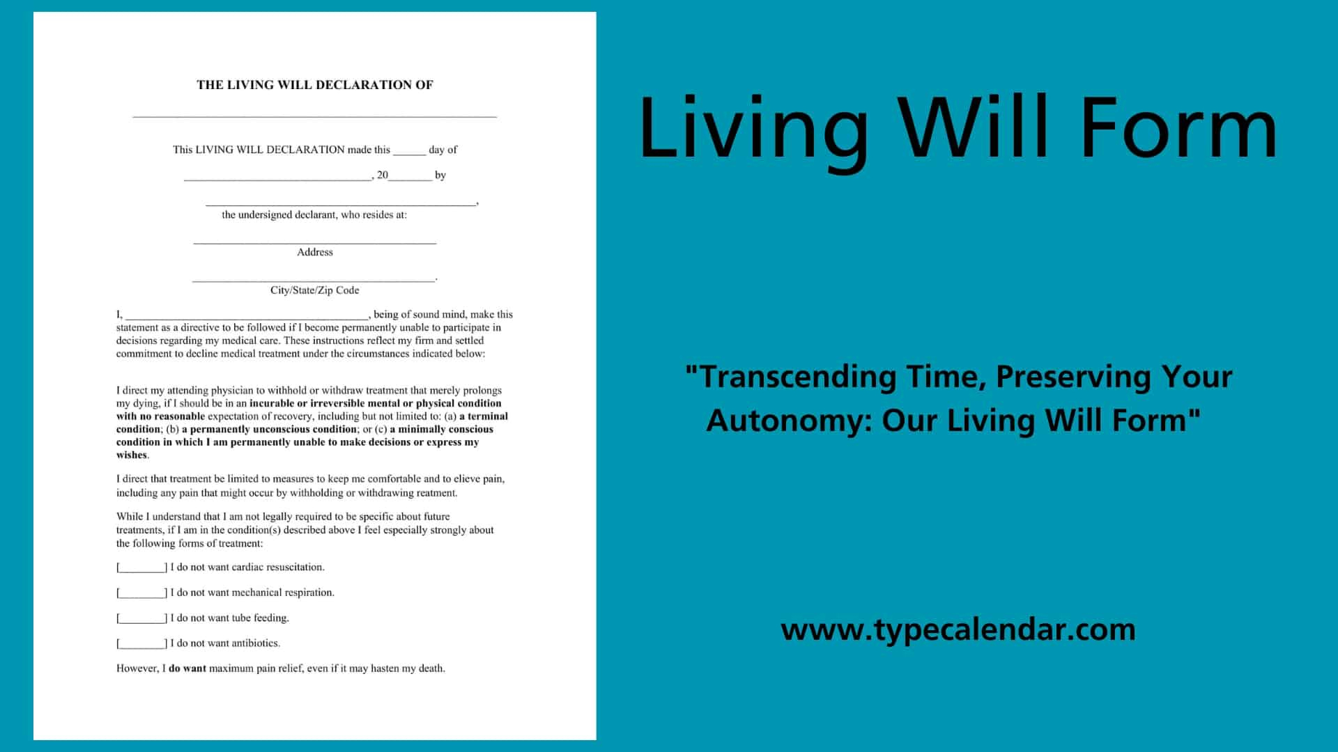 Free Printable Living Will Form Templates [Pdf, Word] Health Care inside Free Printable Living Will Form