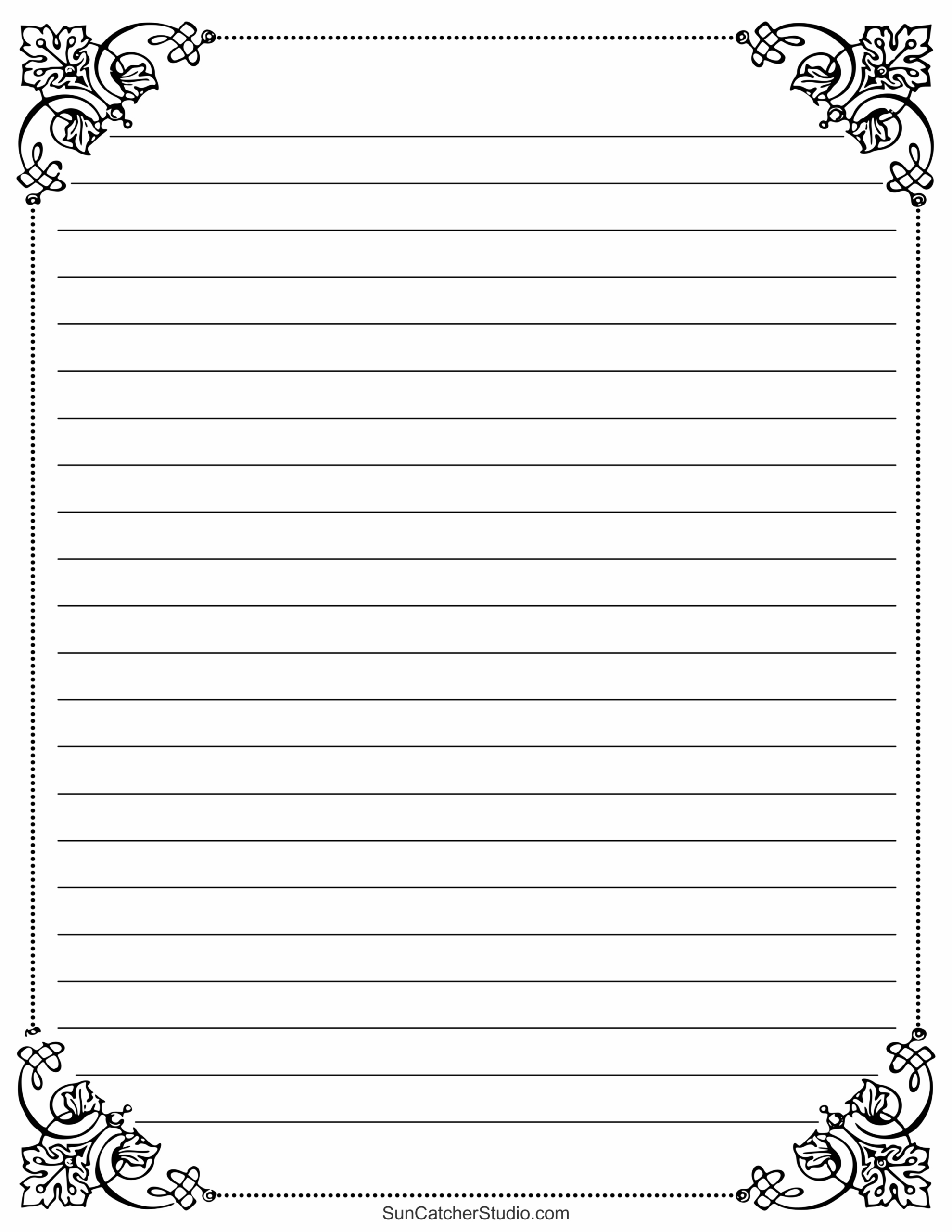 Free Printable Stationery And Lined Letter Writing Paper – Free with regard to Free Printable Lined Writing Paper