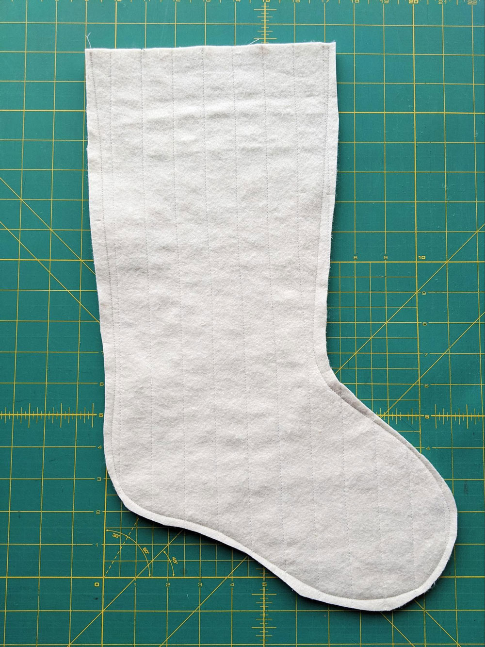 Free Quilted Christmas Stocking Pattern - Suzy Quilts intended for Free Printable Pattern For Christmas Stocking