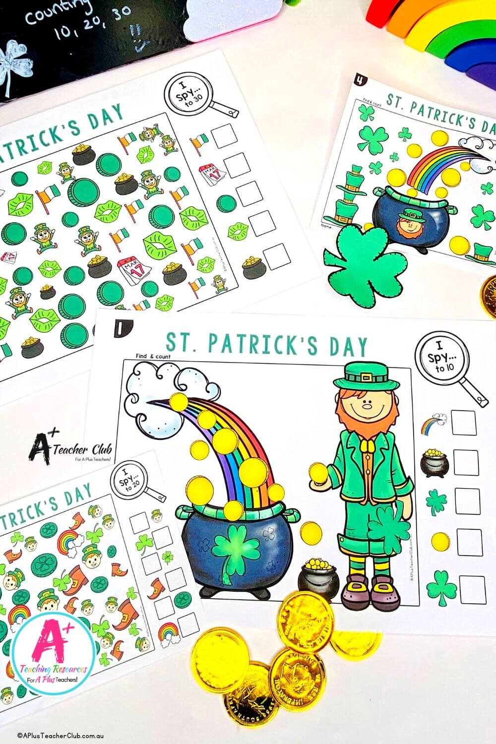 Free St. Patrick&amp;#039;S Day Printables - A Plus Teacher Club intended for Free Printable St. Patrick&amp;#039;S Day Games