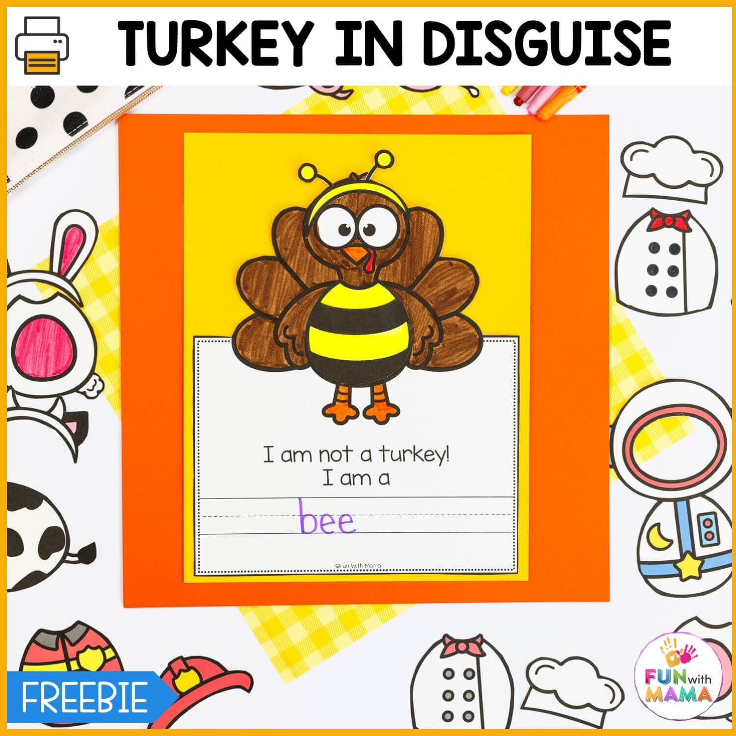 Free Turkey In Disguise Project Template pertaining to Free Printable Turkey Disguise Project Printable