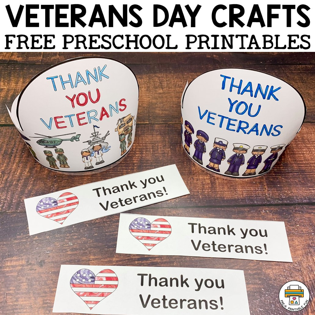 Free Veterans Day Preschool Crafts regarding Free Printable Veterans Day Crafts