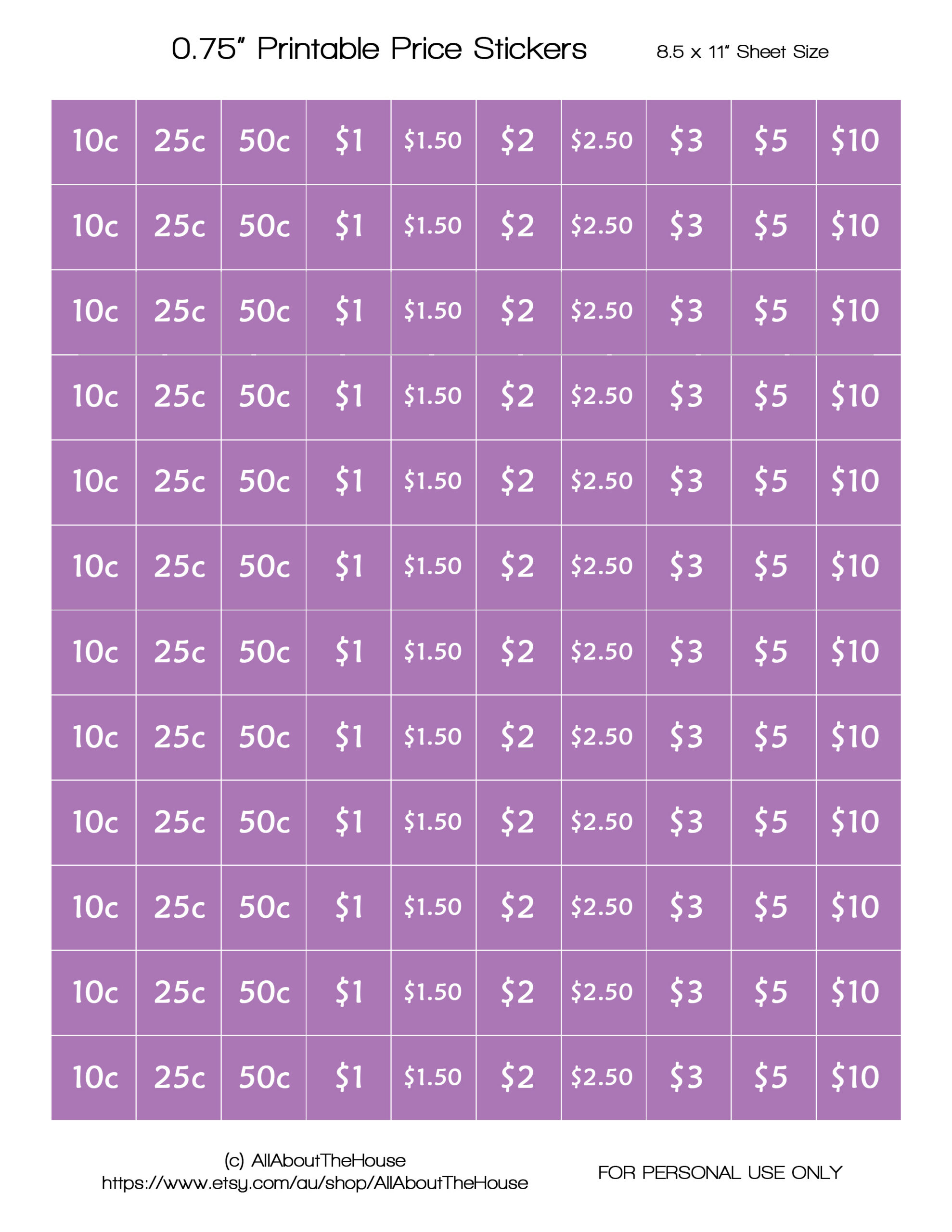 Garage Sale Planner | Allaboutthehouse Printables - Worksheets Library with regard to Free Printable Yard Sale Price Stickers