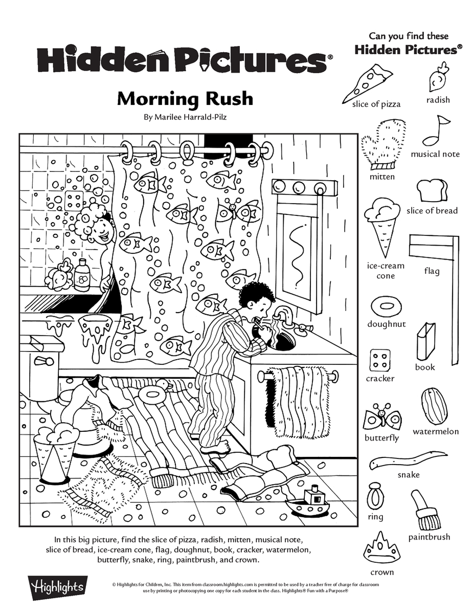 Get Free Printable Hidden Pictures, Puzzle Packets And More On Our pertaining to Free Printable Find the Hidden Picture