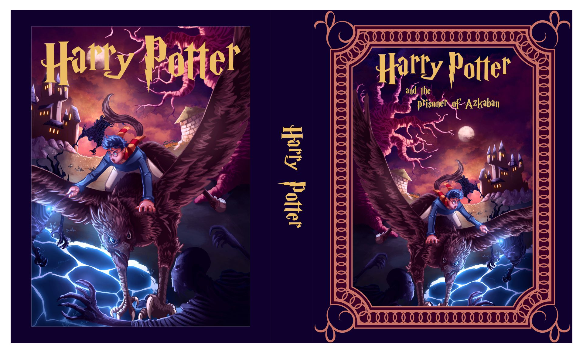 Harry Potter Book Covers Printable Free regarding Harry Potter Book Cover Printables