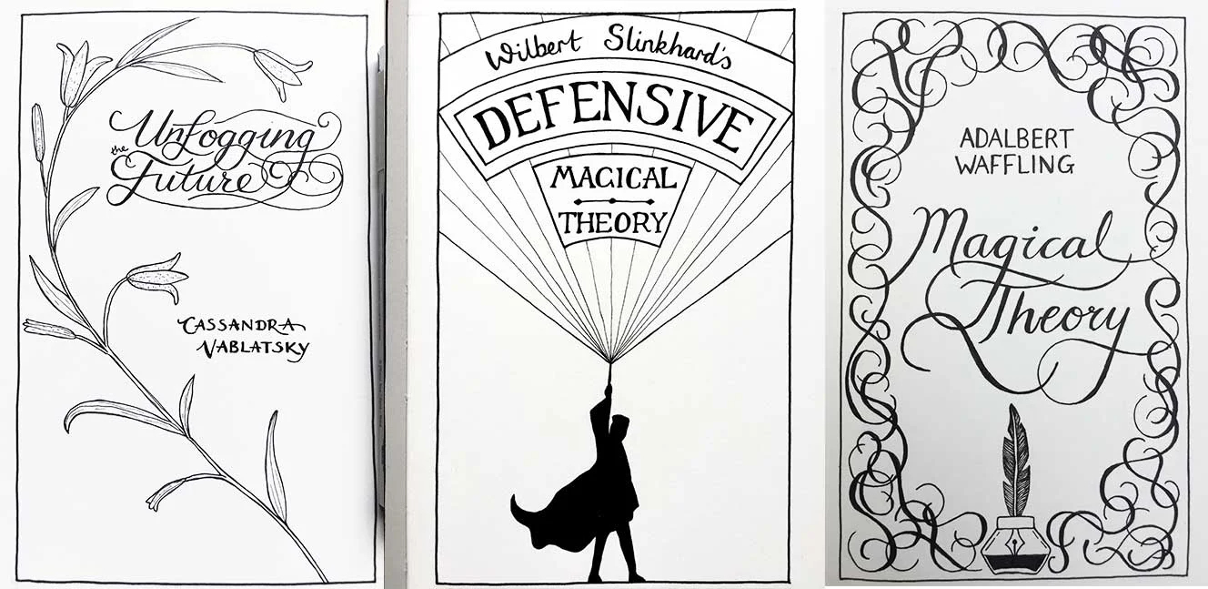 Harry Potter Textbook Covers: An Epic, Of Sorts — Holly Dunn Design for Harry Potter Book Cover Printable