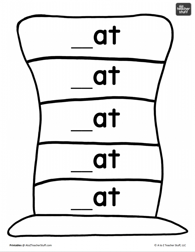Hat Printables For Dr. Seuss, Cat In The Hat, Or Just Hats! | A To intended for Cat In The Hat Printables