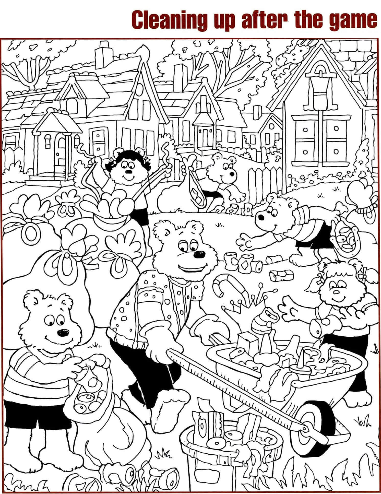 Hidden Objects Team Building Activity in Find the Hidden Objects Printable For Adults