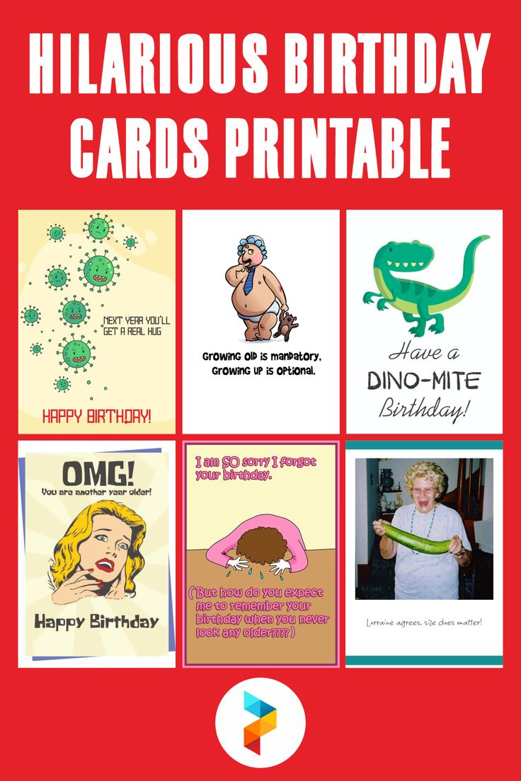 Hilarious Birthday Cards - 10 Free Pdf Printables | Printablee with regard to Funny Inappropriate Birthday Cards Free Printable