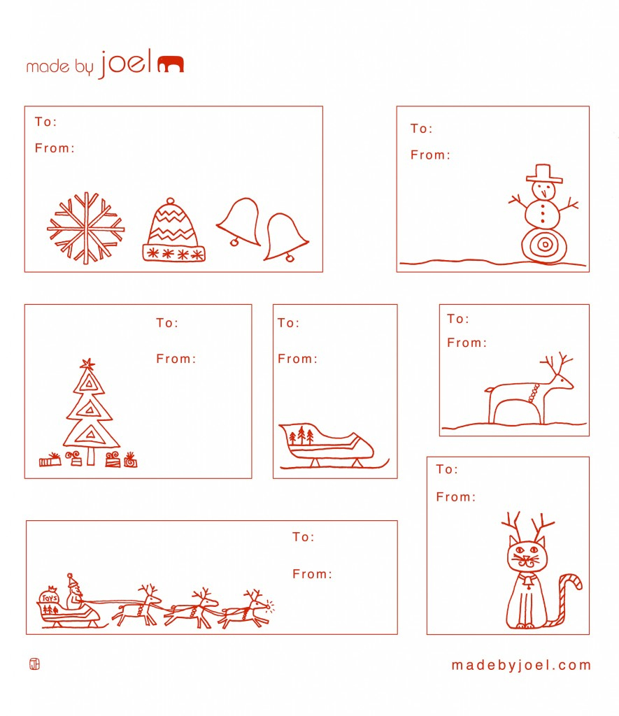 Holiday Gift Tag Templates – Madejoel pertaining to Free Printable Holiday Gift Tags