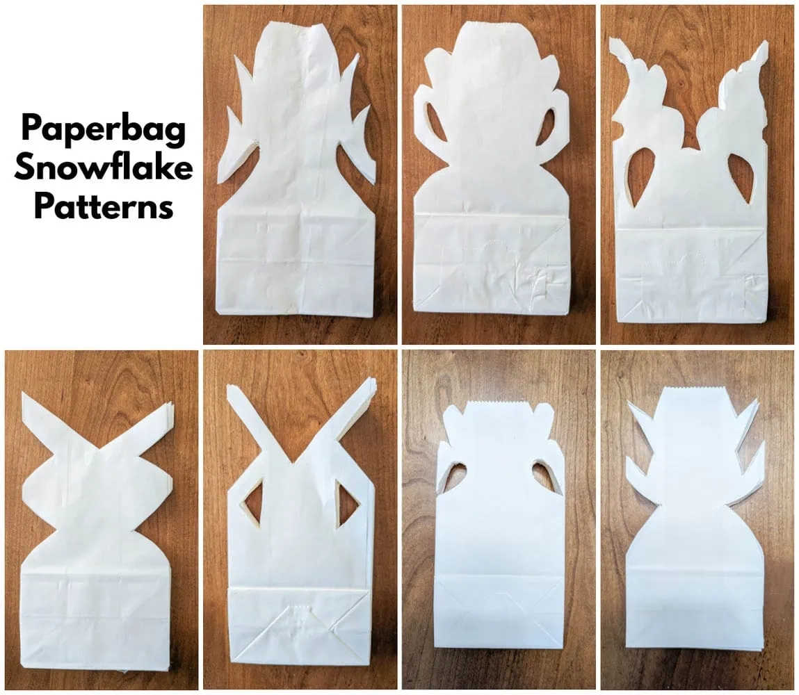 How To Make Gorgeous 3D Paper Bag Snowflakes intended for Free Printable 3D Snowflake Template