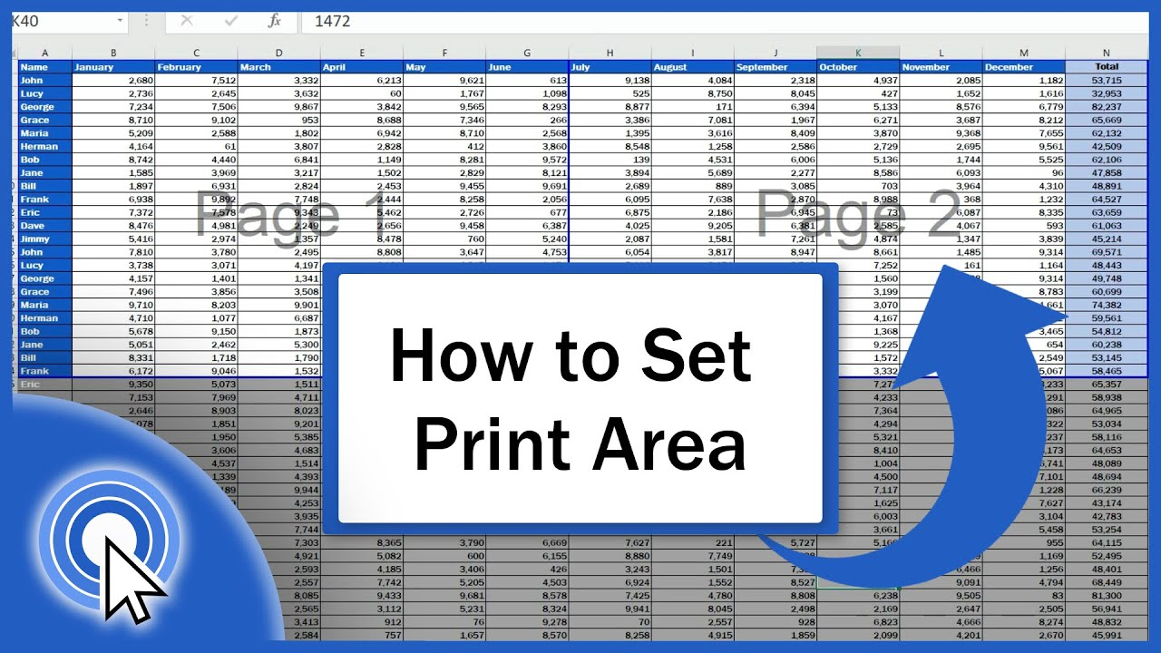 How To Set The Print Area In Excel (Stepstep) intended for How To Show Printable Area In Excel
